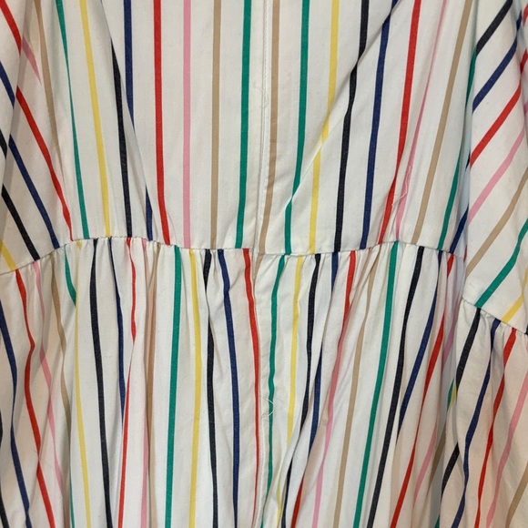 J. Crew Cream and Multicolor Striped Dress - Picture 5 of 5